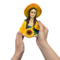 Mona Lisa The Sunflower Guardian Art Sculpture Figurine, 7" Spring Garden Statue and Leonardo Da Vinci Mix
